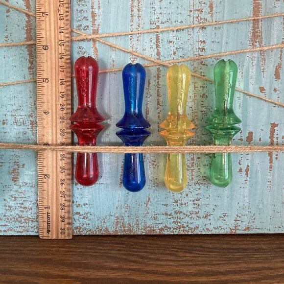 Zyliss Multi Colored Interlocking Corn on the Cob Holders Acrylic Set of 4 - Picture 7 of 7